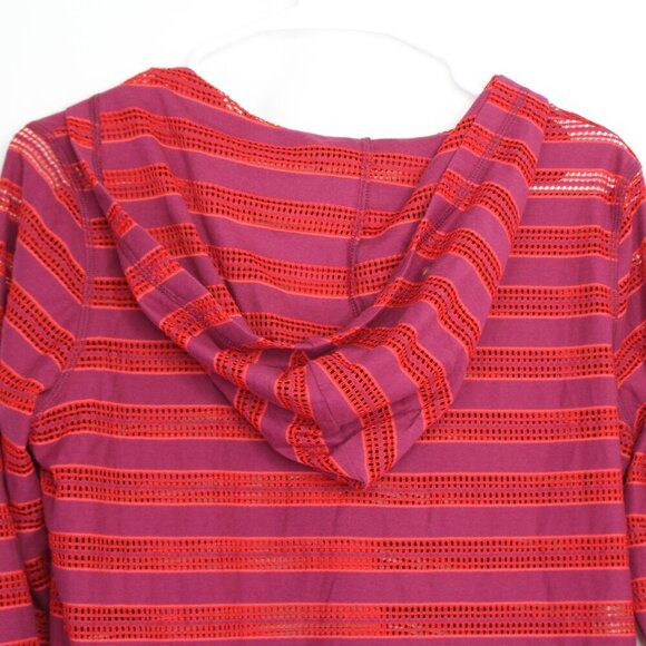 NWT Prana Alexia Beach Swim Coverup Tunic in Deep Pomegranate Size Small - Picture 7 of 12